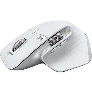 Logitech MX Master 3S for Mac - Wireless Bluetooth Mouse with Ultra-Fast Scrolling, Ergo, 8K DPI, Quiet Clicks, Track on Glass, Customization, USB-C, Apple, iPad - Pale Grey