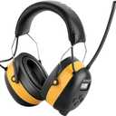 ZOHAN AM/FM Radio Headphone with Digital Display,Ear Protection Noise Reduction Earmuffs,Comfortable Hearing Protector