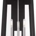 Livex Lighting 20858-04 Oslo - 3-Light Outdoor Wall Lantern, Black, Medium