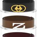 FEMELI Belt Organizer, Acrylic Belt Storage Holder for Closet & Drawer, 5-Layer Stackable Display Case for Belts, Watches, Jewelry and Ties