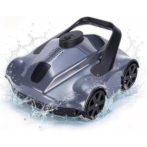 Robotic Pool Vacuum for Above & In-Ground Pools, Smart Cleaning Route, Deep Cleaning Performance, 130-Min Runtime, 3L Sealed Tank, Quiet Operation, Fits Pool up to 1076 sq.ft