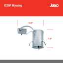 Juno 5 Inch Incandescent Ceiling Light Housing for Remodel, IC Rated Recessed Light, Damp Location UL Listed Can Lighting, Includes Push-in Electrical Connectors