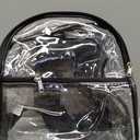 USPECLARE Clear Mini Backpack Stadium Approved for Girls, for Concert, Festival, Sport Events&Daily Use (Black)