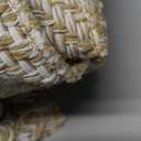 EBOOT 4 x 6 ft Woven Area Tan Rug Woven Rug Tassel Rugs Neutral Mat Cotton Modern Indoor Entryway Accent Rugs Floor Carpet with Tassel for Living Nursery Dining Room Bedside Office Patio Decor