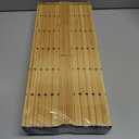 SpaceAid Bamboo Drawer Dividers with Inserts and Labels, Kitchen Adjustable Drawer Organizers, Expandable Organization for Home, Office, Dressers, 10 Dividers with 24 Inserts (17"-22" Natural)