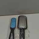 Fu Store 2 Pack Foot Files Callus Remover Stainless Steel Foot Rasp and Dual Sided Feet File Professional Scrubber Pedicure Tools Premium for Feet Care Remove Hard Skin (Black)