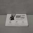 Airplane Foot Hammock, No Collapse Foot Rest for Plane Travel with Extended Adjustment Strap, Portable Desk Foot Hammock with Thickened Foam, Foot Sling Travel Essentials to Relax Your Feet (1 Pc Black)