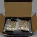 Twinkle Star 2 Pack Solar String Lights Outdoor, Total 80 FT 240 LED Solar Fairy Lights Outside Waterproof 8 Modes, Christmas Tree Light for Patio Garden Party Backyard Wedding Decor Warm White