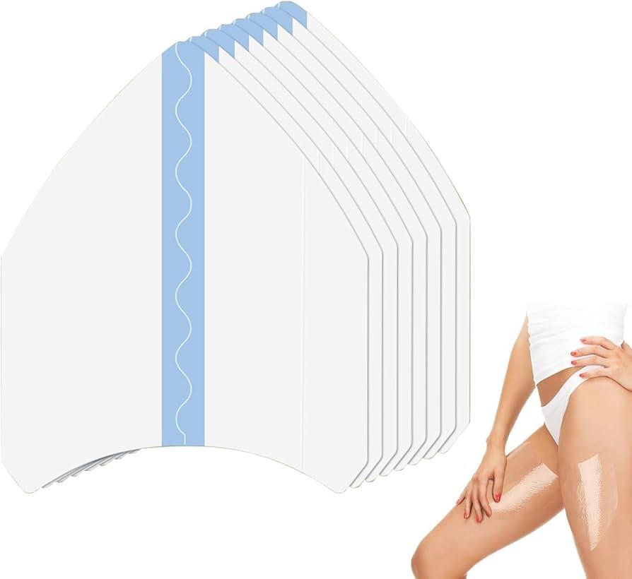 30 Pcs Thigh Lift Tape for Loose Skin, Transparent Anti Friction Patch, Invisible Lift and Glow Patches Body,Sweatproof Protection Patches for Women,Skin Lifting Inner Thighs