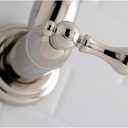 Kingston Brass KS3106AL Restoration Wall Mount Pot Filler Kitchen Faucet, Polished Nickel