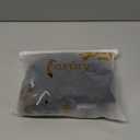 Sexy Stockings Mini Skirt Mesh Sheer Lace Halloween Costume Maid Outfit Lingerie with Thong Set 4 Piece (Large, Black)