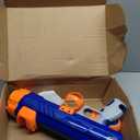 Nerf Dog Tennis Ball Blaster Dog Toy Blue/Orange, 16 Inch Compact Blaster with 1 Ball