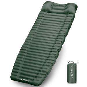 IFORREST Camping Sleeping Pad with Armrest & Pillow - Self-Inflating Air Mattress - Rollover Protection - Ultra-Comfortable Mat - Lightweight for Tent, Cot