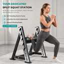 Bulgarian Split Squat Stand A-Frame Single Leg Roller for Home Gym