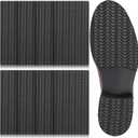 8 Pcs Shoe Grips on Bottom of Shoes No Slip Bottom Pad Self Adhesive Sole Protector Anti Slip Grips for Heel No Skid Pads for Sneakers Slippers(5.9 x 3.2 Inch,Black)