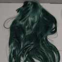 Green Wig with Bangs for Women  Long Straight Heat Resistant Synthetic Wig for Daily Use, Party, Halloween, Cosplay  24 Inch Green Wigs for Girls