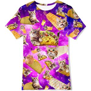 Kids Funny Graphic Polyester Colorful T Shirt for Boys Girls Size 4-14 (9-12 Years)