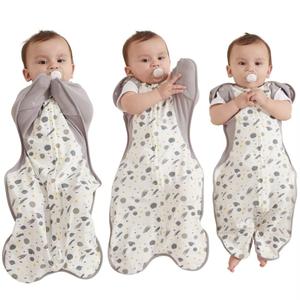 Transition Swaddle Sleep Sack, 3-6 Months, 12-18 lb, Arms In/Out, 2-Way Zipper, Moisture-Wicking Fabric, Improves Sleep, Snug Fit, Helps Calm Startle Reflex (Bear and the Forest), Size: Baby Swaddle 3-6 Months