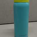 watrway -- Double-wall Stainless Steel water bottle -- 32 oz -- Locking Spout Cover -- vacuum insulated LEAK-PROOF design -- innovative dual Sip or Swig design with hidden straw (Aqua Lime)