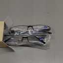 Gaoye 2.5 Executive Style Reading Glasses Men - Durable Readers with Blue Light Filtering- Comfortable Fit with TR90 Frames (4black)