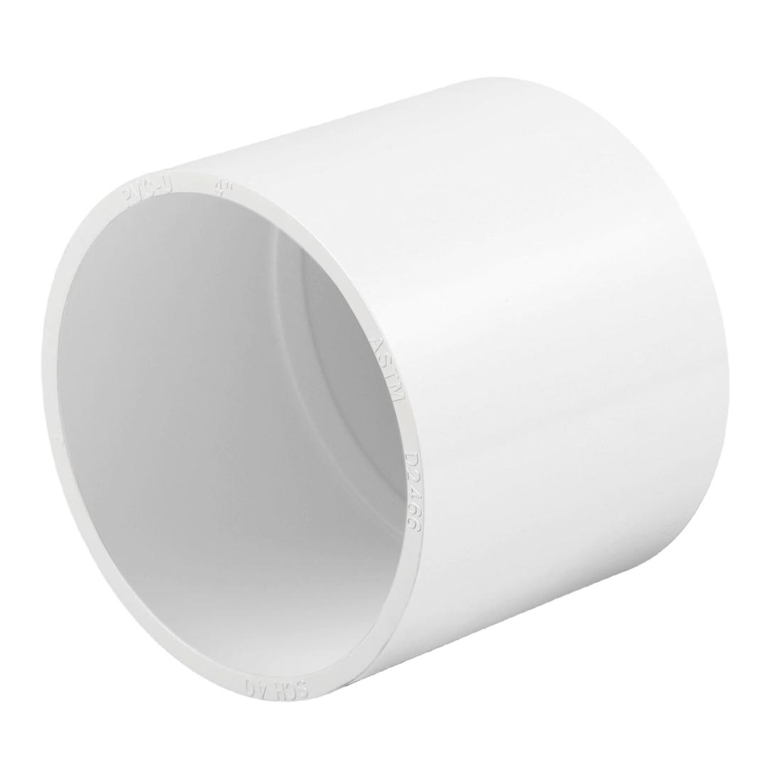 1 pcs 4" PVC Coupling Pipe Fittings (Socket x Socket) Schedule 40 PVC Fittings used For Plumbing and Irrigation
