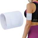 Upgraded Diabetes Insulin Arm Band for Freestyle Libre Omnipod Dexcom Sensor Covers Fixation Insulin Pod Monitoring Systems Armband (White, XXXL (15.7-18.1in))