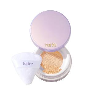 tarte creaseless setting powder  Loose Face Powder, Lightweight Oil-Absorbing Formula for Longwear Finish, Vegan & Cruelty Free (yellow (light to tan skin tones))