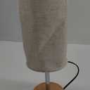 Touch Dimmable Lamp Fabric Lampshade Table Lamp USB Ports for Bedroom Living Room Office Decorative Us Plug
