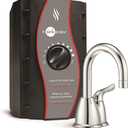 InSinkErator HOT150 Instant Hot Water Dispenser System - Faucet & Tank, Chrome, H-HOT150C-SS