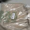 Biscaynebay Textured Fabric Round Tablecloths 90" for Round Tables diameters from 30" to 78", Natural Water Resistant Folding Table Covers Washable for Dining, Kitchen, Wedding, Parties etc