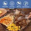 SACATR 3000 Count Plastic Forks Bulk - Plastic Silverware Forks Heavy Duty, BPA-Free, Heat Resistant, Suitable for Family Gatherings, Outdoor Events, Commercial Catering