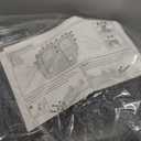 Zipper Soft Doors Water-Resistant Compatible with CFMOTO Uforce 1000 XL 2022-2026, UTV PVC Cab Enclosures Fit with Side Mirrors and Windshields (Black)