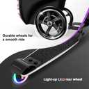 Baotree 2-in-1 Ride-On Scooter Suitcase, Scooter Luggage for Kids Ages 5-12, Foldable & Lightweight Carry with LED Light-Up Wheels