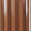 Techni Home Studio Series 36" W PVC Foldable Accordion Doors, Walnut