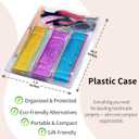 Hair Tinsel Kit 22 Colors, 8000 Strands, 48 Inches Heat-Resistant Glitter Hair Extensions with Application Tools, Holographic Fairy Hair Tinsel for Girls & Kids, For Christmas, Halloween (22 colors)