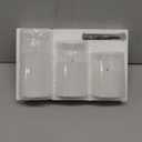 Eywamage Clear Glass Flameless Candles with Remote Timer, Flickering Battery LED Pillar Candles Set of 3