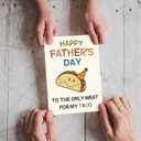 3 x fancu Funny Father's Day Card Gift for Husband from Wife, Father's Day Decorations, Husband Father's Day Card, Cute Romantic Card for Boyfriend