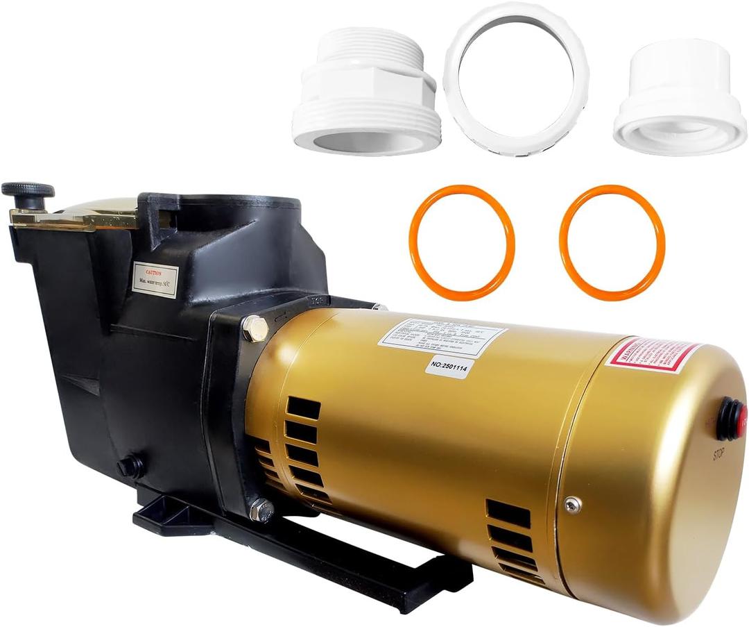 W3SP2610X152S 1.5HP 2-Speed 220V-230V Pool Pump Replacement for Hayward SP2610X152S Dual-Speed Inground Super Pool Pump Motor for In-Ground Swimming Pool and Spa