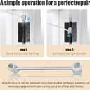 Hinge Adjustment Tool, 23-25mm Gap Adjusting Wrench, Heavy Duty Repair Tool for Fire & Security Doors, Ergonomic Design