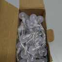Minetom Crystal Globe String Lights Battery Operated - 33 ft 60 LED Globe Fairy Lights with Remote and 8 Modes, Waterproof for Bedroom Tent Loft Camping Porch Patio Party Wedding Decor, Warm White
