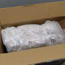 Bedsure SupportMax Orthopedic Dog Beds Large Sized Dog - As Seen on TV Extra Thick Supportive Large Dogs Bed with Waterproof Washable Cover, L Plus Comfort Pet Sofa with Soft Sherpa, Beige, 38" (Cream)