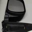 Driver Side View Mirror Compatible with 2004-2010 For Toyota Sienna Manual Folding Non-heated Power adjustment Black Left Outside Exterior Mirror TO1320201