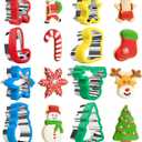 Christmas Cookie Cutters 8-Pc, Holiday Biscuit Cutters with Comfort Grip, Baking Cutter Molds, Holiday Decorative Party Supplies (Christmas-8Pcs)