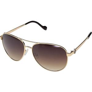 Jessica Simpson Women's Metal Aviator Pilot Sunglasses