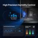 DREO 6L Humidifiers for Bedroom, Smart Warm & Cool Mist for Large Room, 60Hr Quiet Runtime for Baby, Plant, Humidity Sensor, Indicator Light, 12H Timer, Google/Alexa, Grey