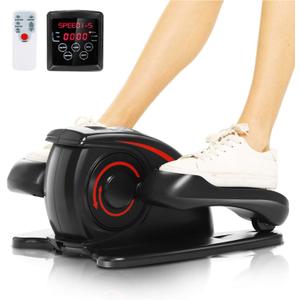 ANCHEER Under Desk Elliptical Machine - Quiet Pedal Exerciser for Seniors, Office & Home, Low-Impact Seated Leg Workout Equipment, Smart LCD Display, Remote Control