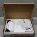 YAOHUOO Dual Monitor Stand Riser, 39Inch Large Monitor Stands for 2 Monitors, Computer Monitor Stand, Wooden Desktop Oraganizer Shelf for Office Desk Computer,Laptop,TV (White)