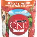 Purina ONE Plus Tender Cuts in Gravy Healthy Weight Lamb and Brown Rice Entree in Wet Dog Food Gravy - (Pack of 12) 13 oz. Cans