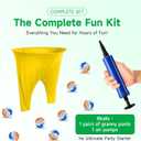 Granny Pants Yard Game for Adults and Kids 8+ - Fun Outdoor toss and Throw Game with a Target and 8 Balls, Perfect for barbecues, Gatherings, and Parties