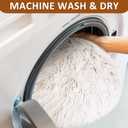 Cat Tunnel with Cat Bed for Indoor Cats, Soft Plush Peekaboo Cat Cave Donut Tunnel, Multifunctional Playground Toys Hideplace for Small Medium Large Kittens, Rabbit, Ferret (Cream White)